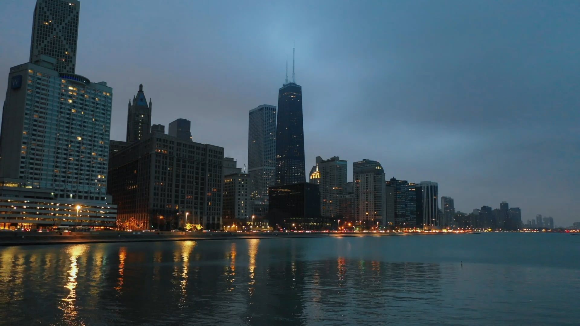 Vesper House — the city at dusk