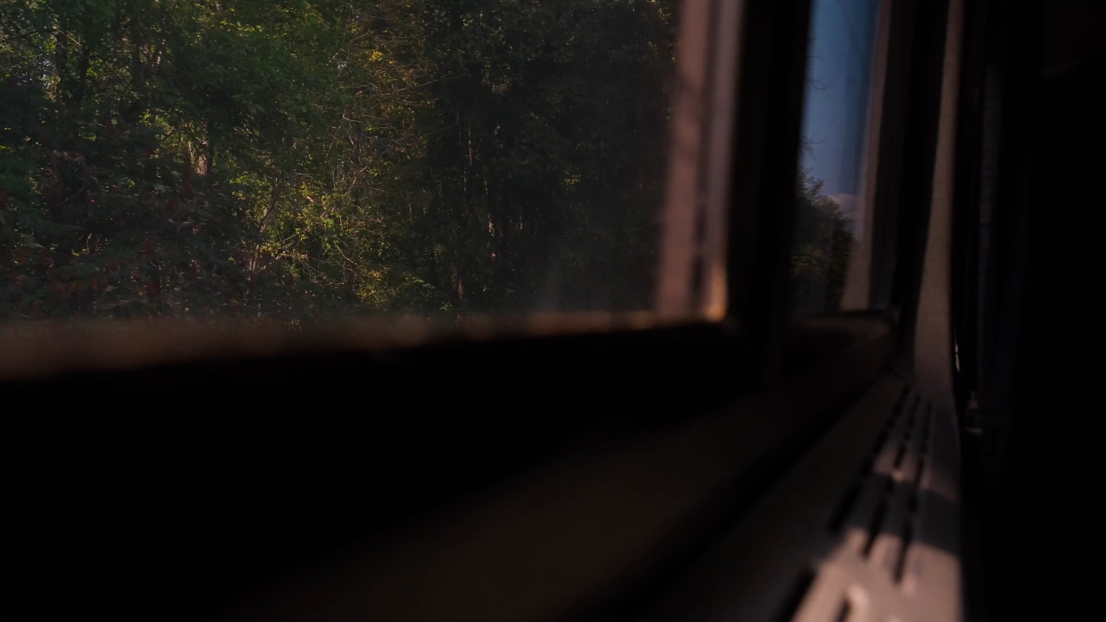 A view of the outside through a window Free Stock Video Footage ...