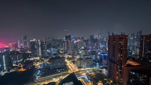 Kuala lumpur night to day timelapse