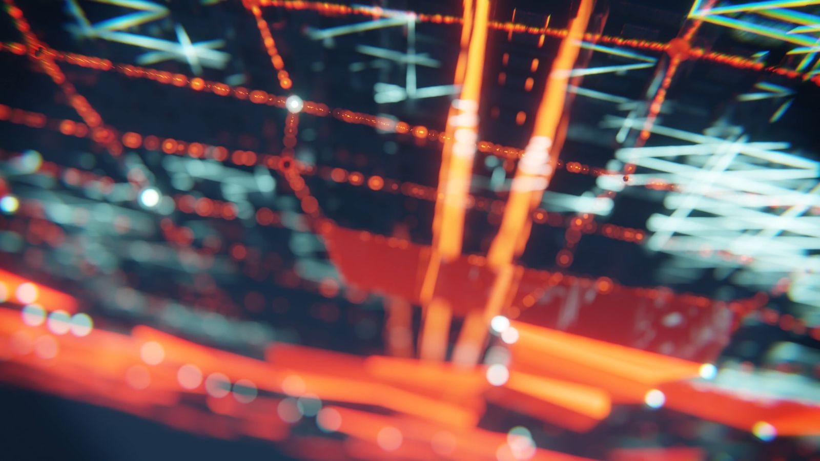 Digital Animation of a Glowing Dynamic Pattern Free Stock Video Footage ...