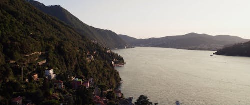 Lake Como Torno Drone Shot 