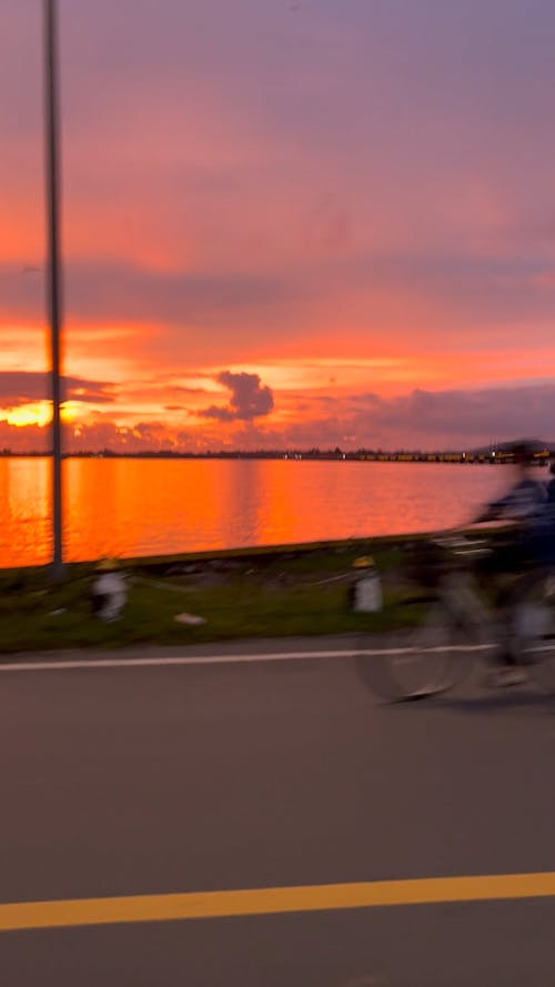 sunset at koh kong