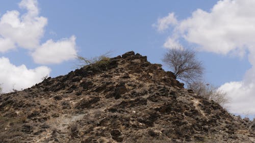 Hill & clouds