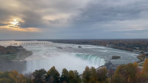 Niagara Falls sunrise (4k)