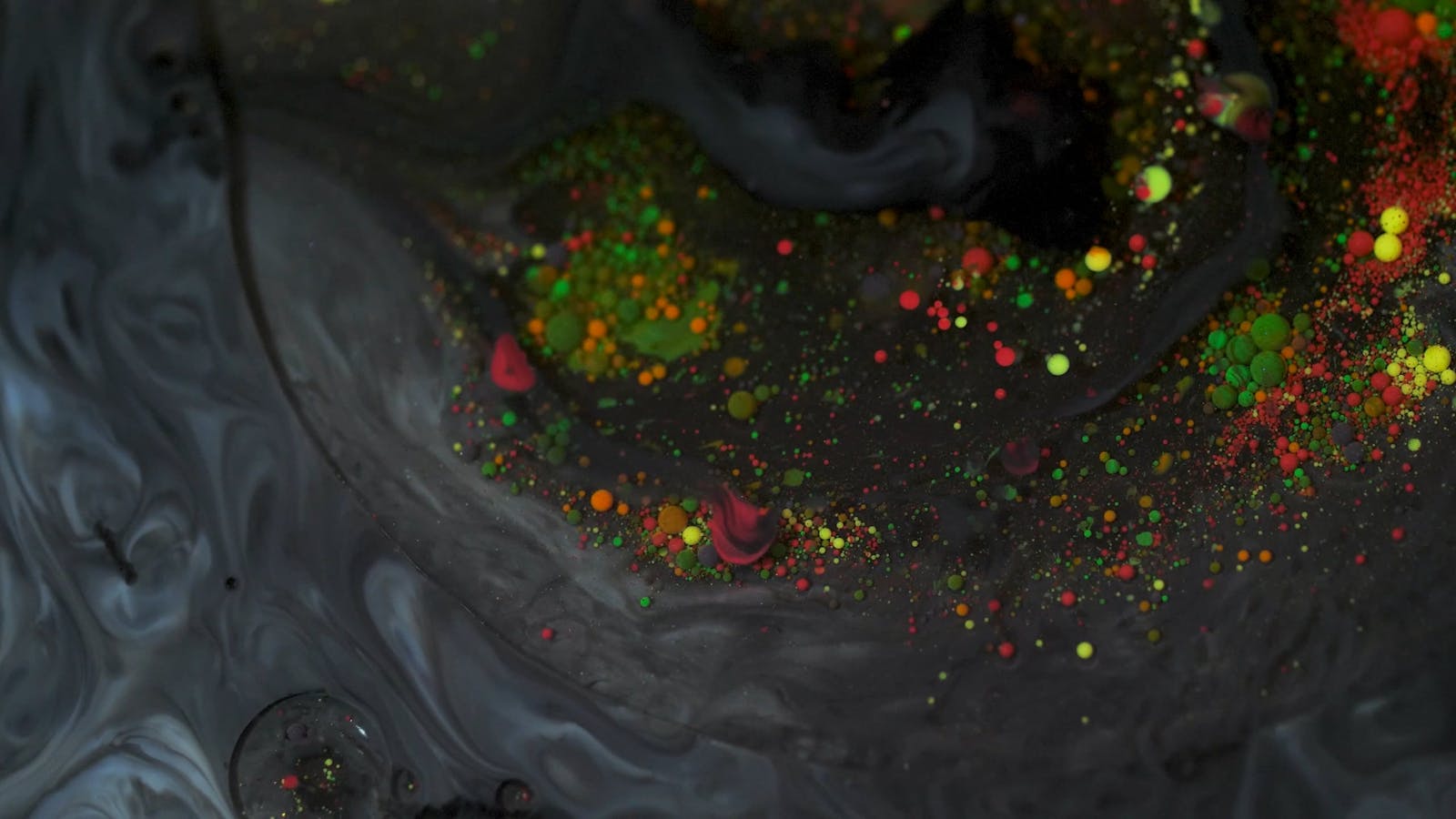 Extreme Close Up of Color Changing Paper Free Stock Video Footage ...