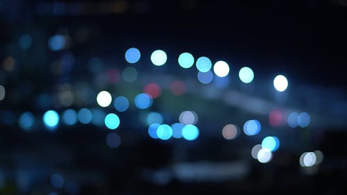 Bokeh Lights at night