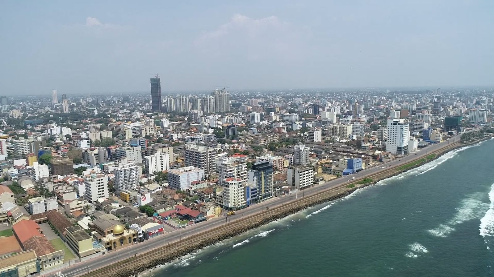 Colombo, Sri Lanka. Drone View Free Stock Video Footage, Royalty-Free ...
