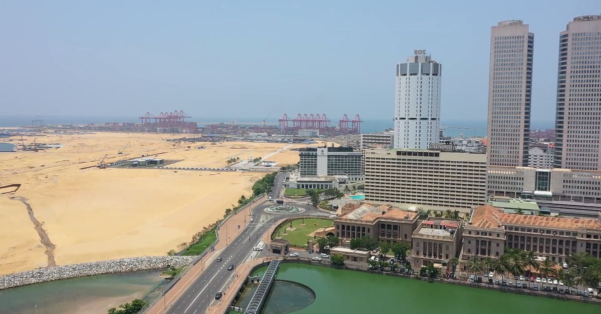 Colombo Hd Colombo, Sri Lanka. Drone View Free Stock Video Footage, Royalty-Free ...