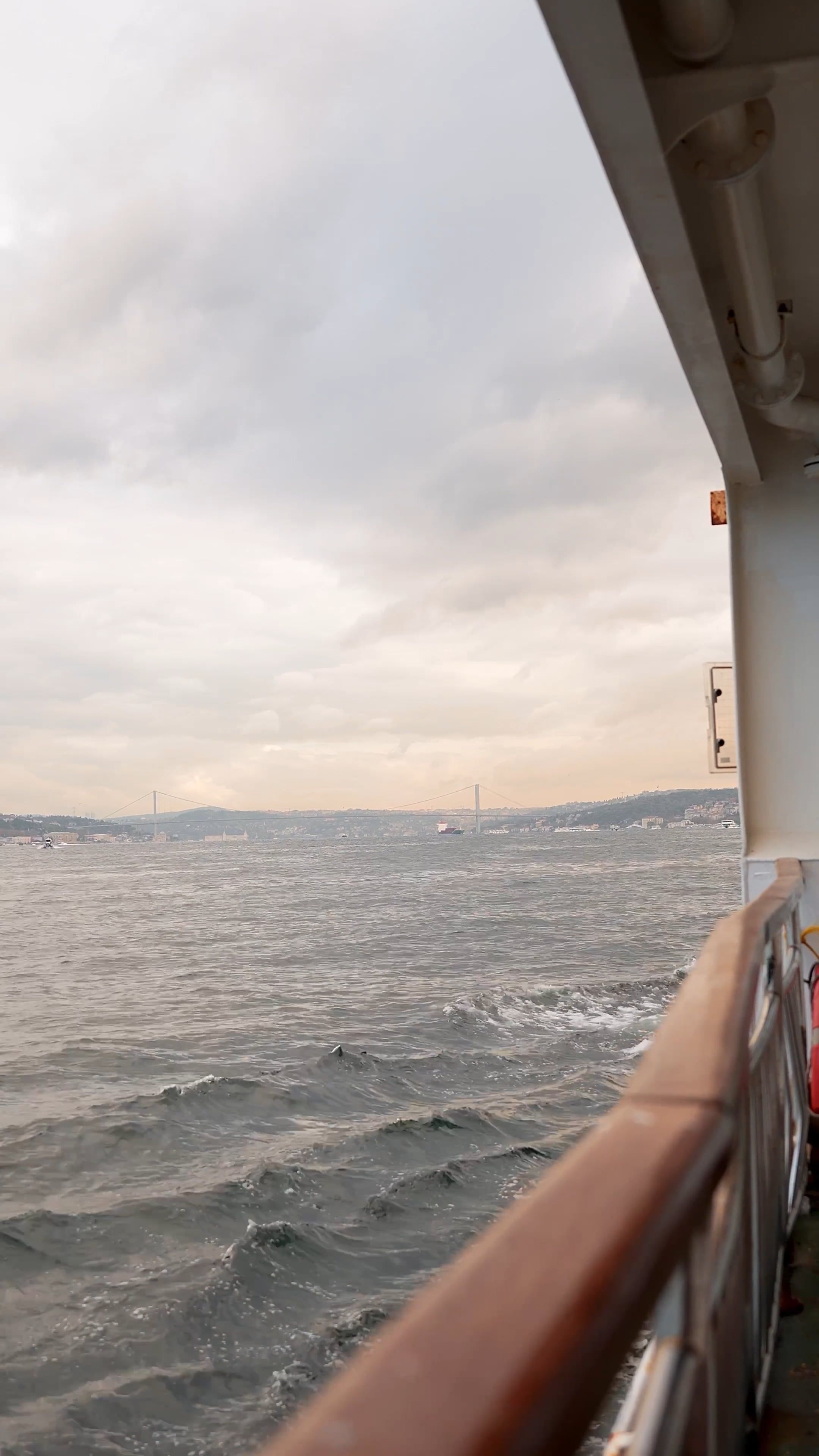 A view of the ocean from the deck of a ship Free Stock Video Footage ...