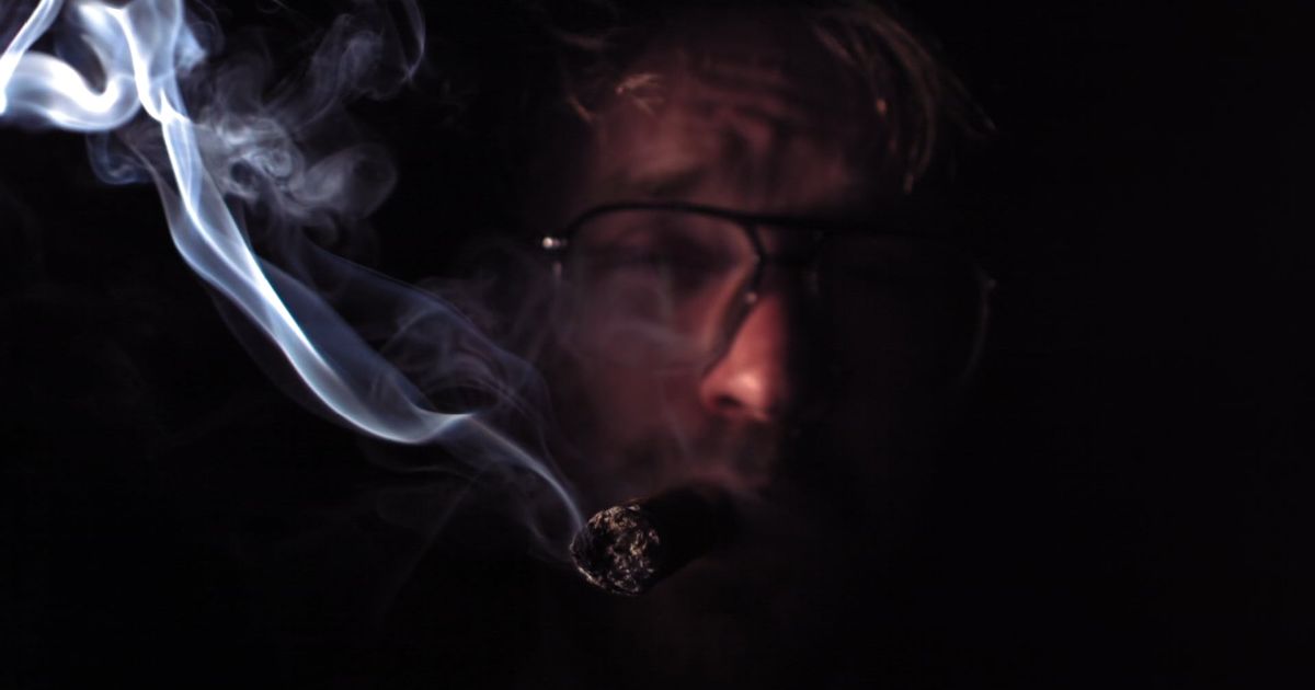 Picture of the day - smoldering man