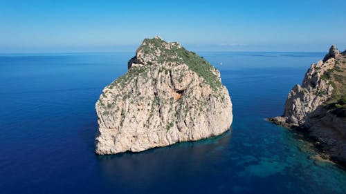 cliff coast from above