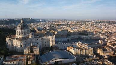 aerial view of the city