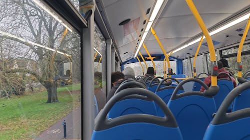 Ealing London travel by double decker bus 