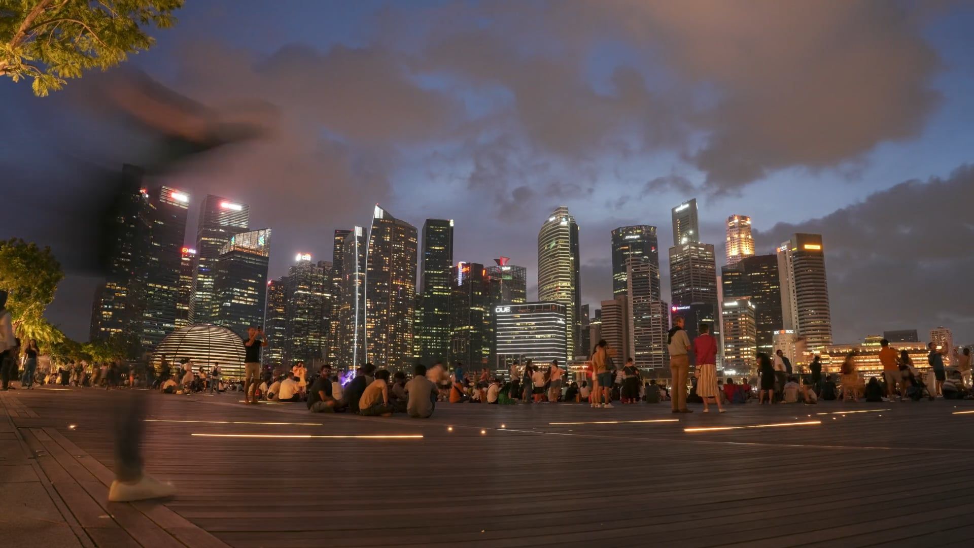 marina bay promenade 19459418