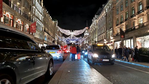 Regent street Christmas lights London United Kingdom 