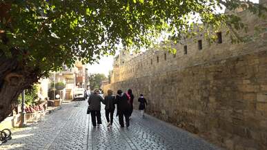 ancient fortress walls of baku