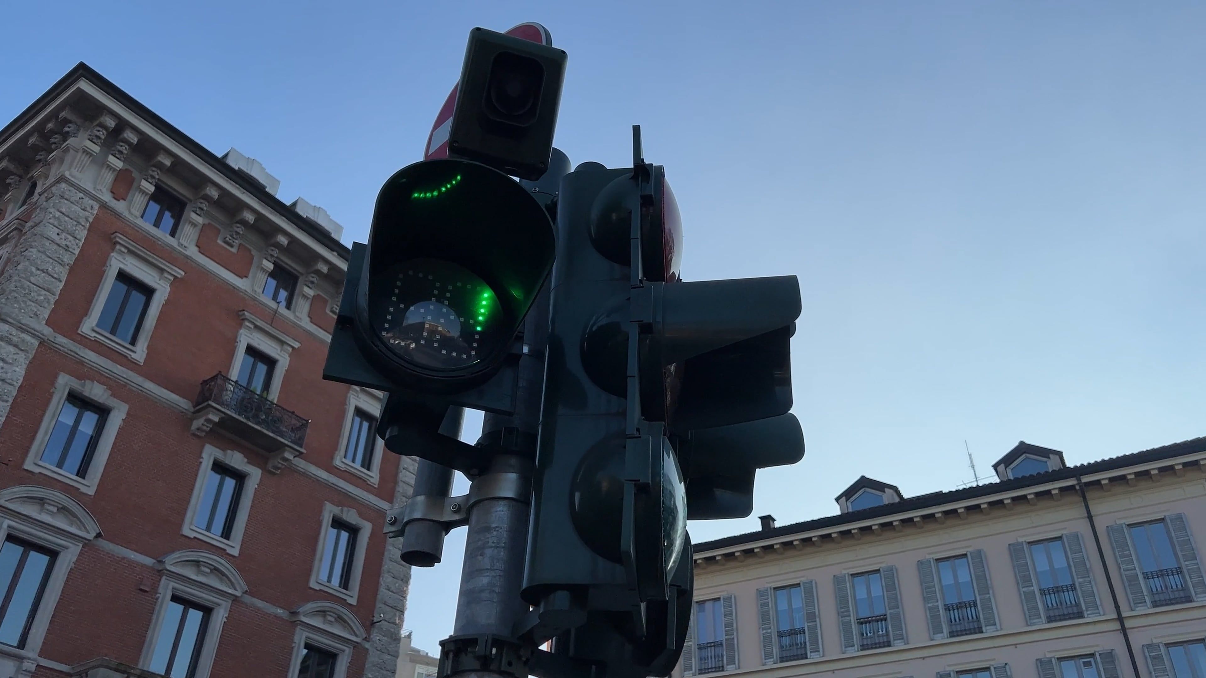 A traffic light is shown in this photo Free Stock Video Footage ...