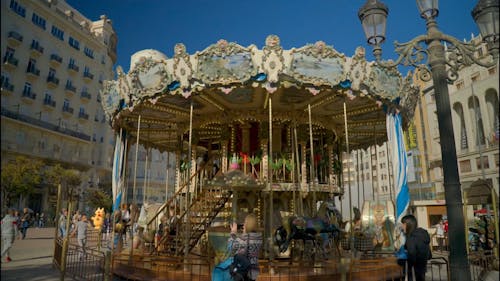  Сhildren's carousel in valencia