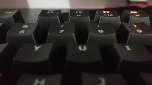 Keyboard With Illuminated Keys