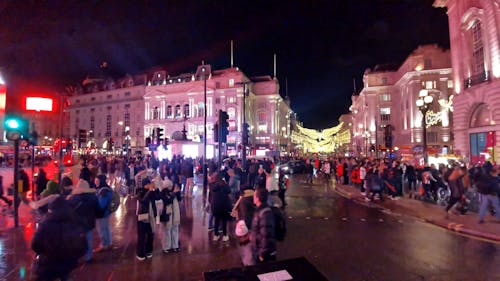 Christmas atmosphere in London United Kingdom 