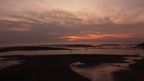 Drone shot Sunset 