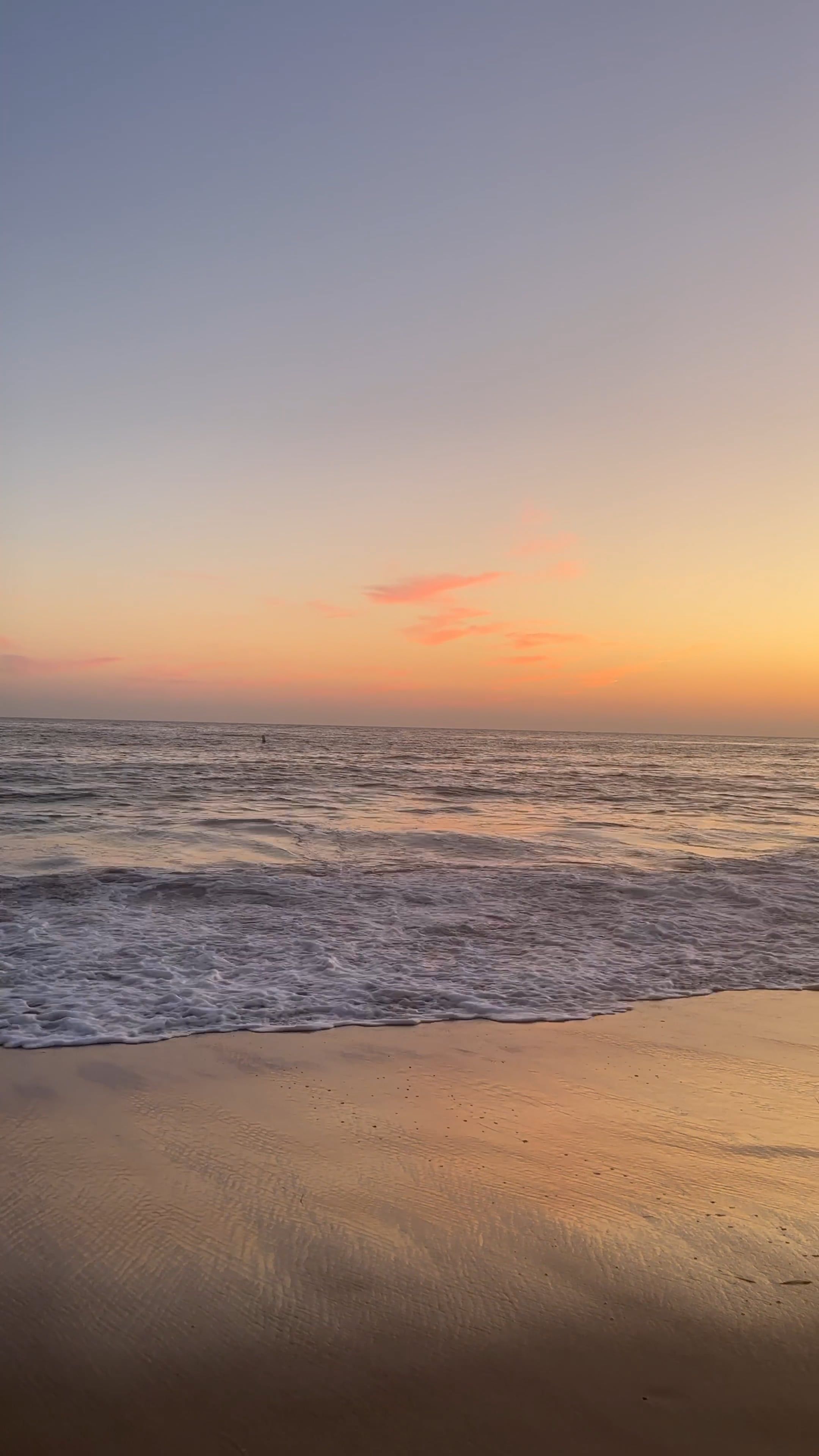 A sunset on the beach with waves and sand Free Stock Video Footage ...