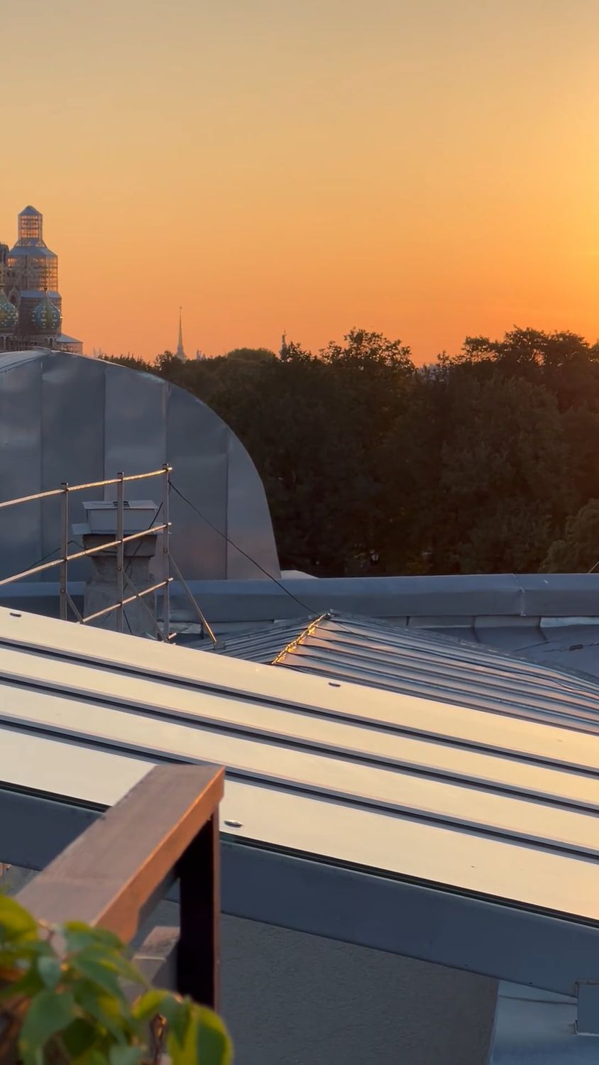 Stunning Rooftop Sunset over Urban Skyline Free Stock Video Footage ...
