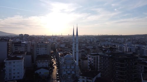 Drone street Mosque
