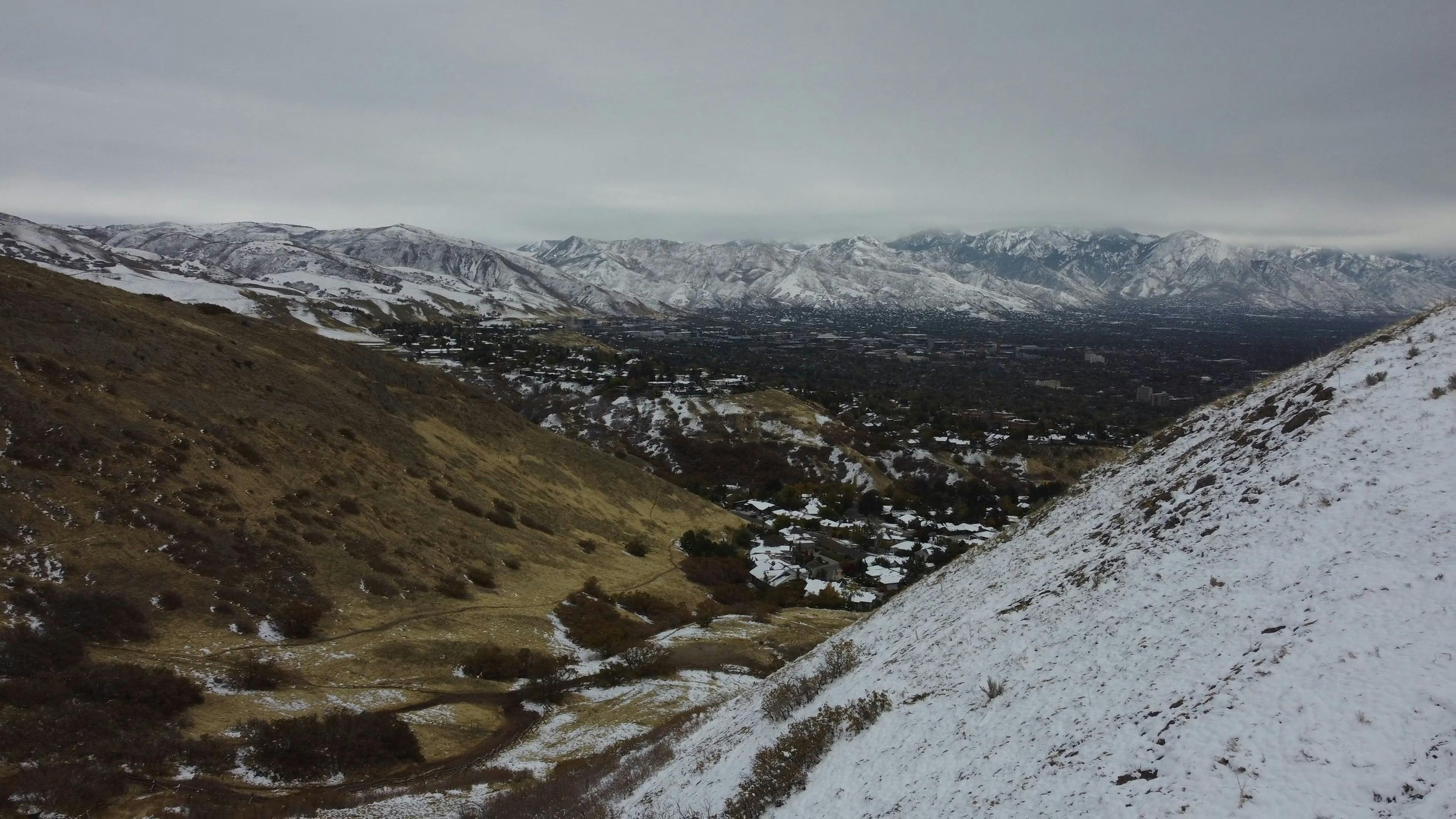 Salt Lake City Aerial Free Stock Video Footage, RoyaltyFree 4K & HD