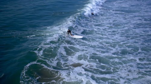Surfer trains in Manhattan Beach 5