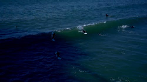 Surfer trains in Manhattan Beach 4