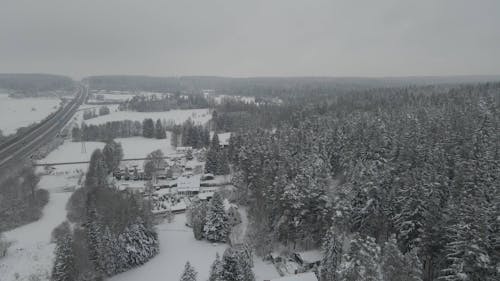 Winter Droneshot