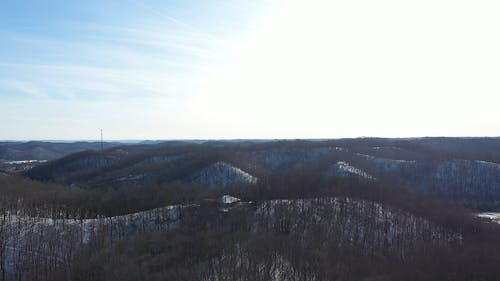 Snowy Tennessee Hills