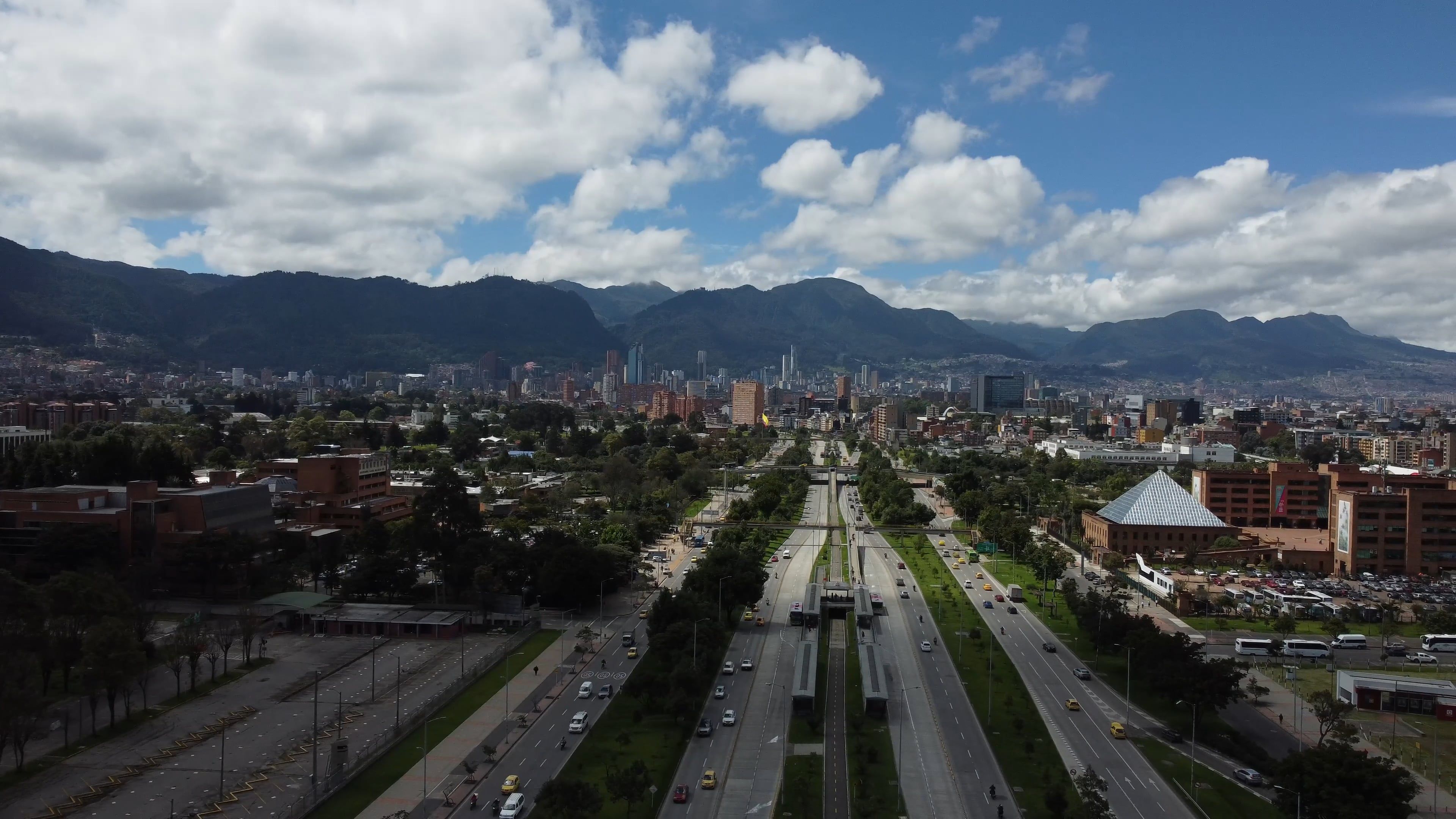 Vista aérea de Colombia