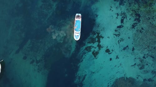 small boat in port 