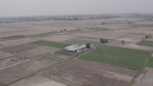 Punjabi old farm house Drone Footage
