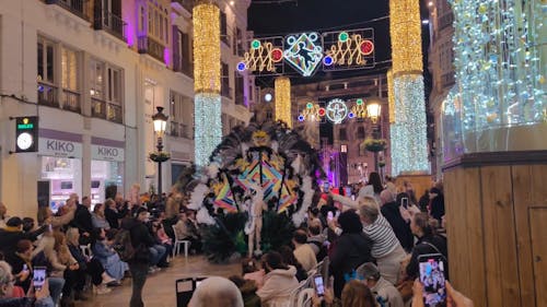 Immerse yourself in the vibrant Spanish carnival with this footage of the Election of the Carnival Gods during the Entierro del Boquerón parade. Witness the cultural spectacle and festive ...