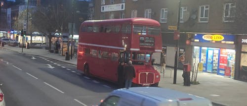 London old red bus in London United Kingdom 
