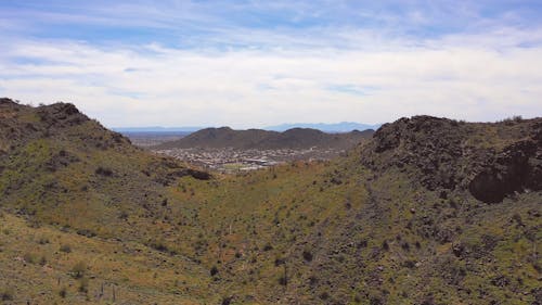 View Of A Plain From The Mountains