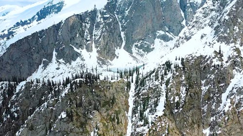 A Beautiful Mountain View Snow Mountain View