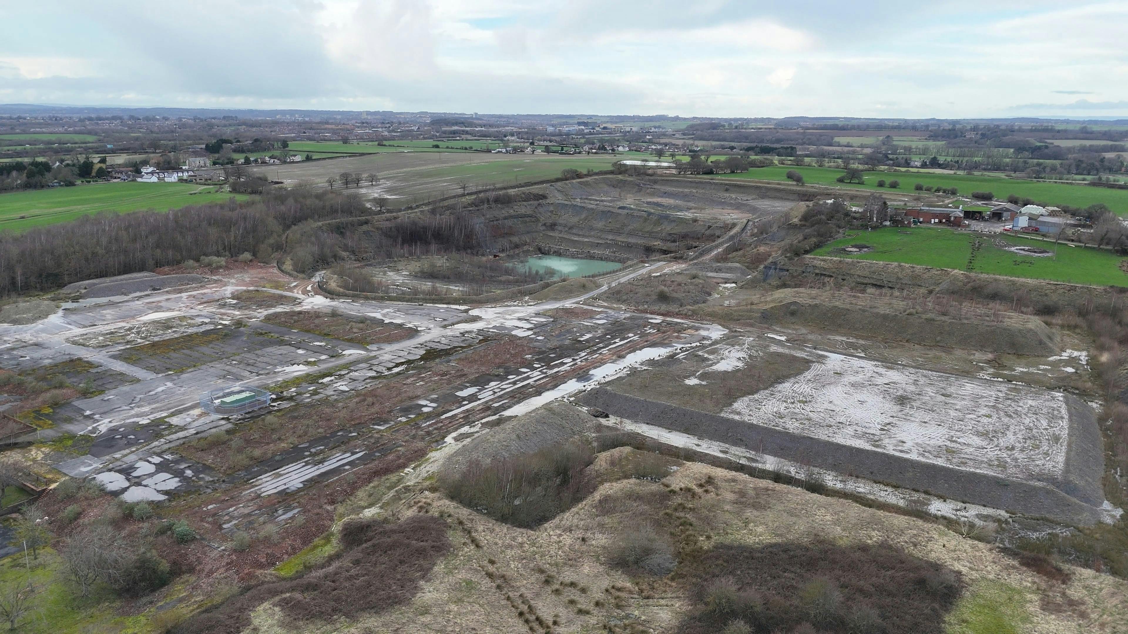 Former Site of Swillington Brickworks Free Stock Video Footage, Royalty