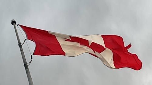 canadain flag (4k) 