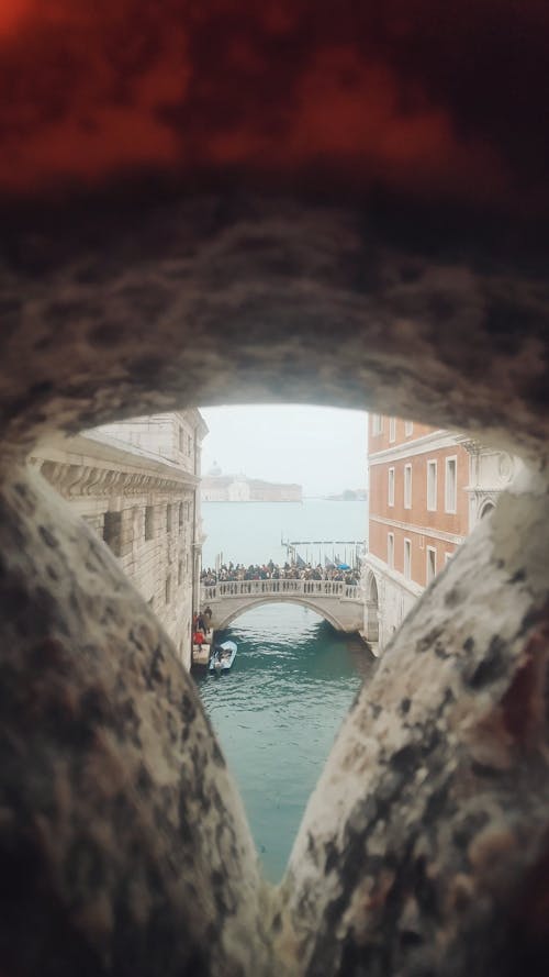 View from the window of Venice prison 
