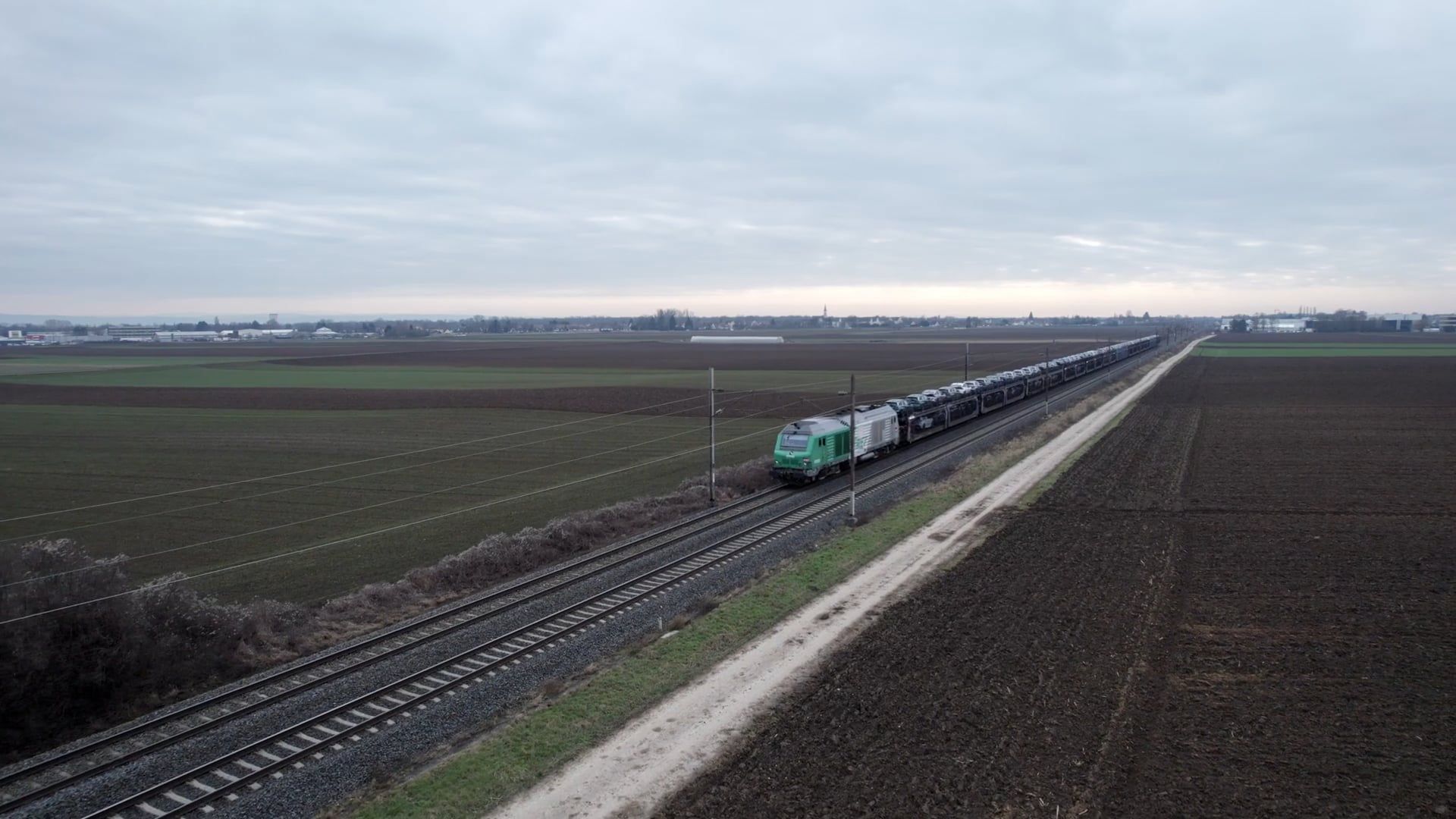 Cars on a train 3 Free Stock Video Footage, Royalty-Free 4K & HD Video Clip