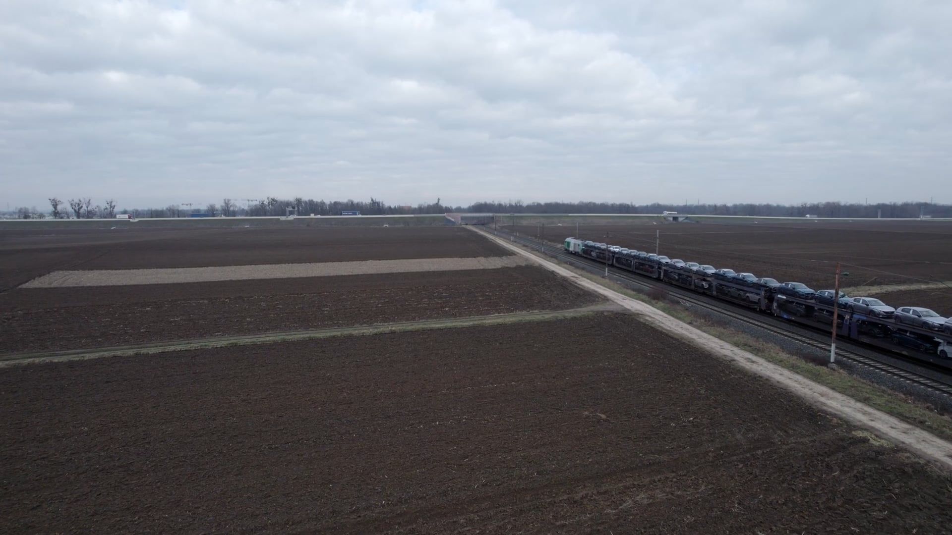 Cars on a train 2 Free Stock Video Footage, Royalty-Free 4K & HD Video Clip
