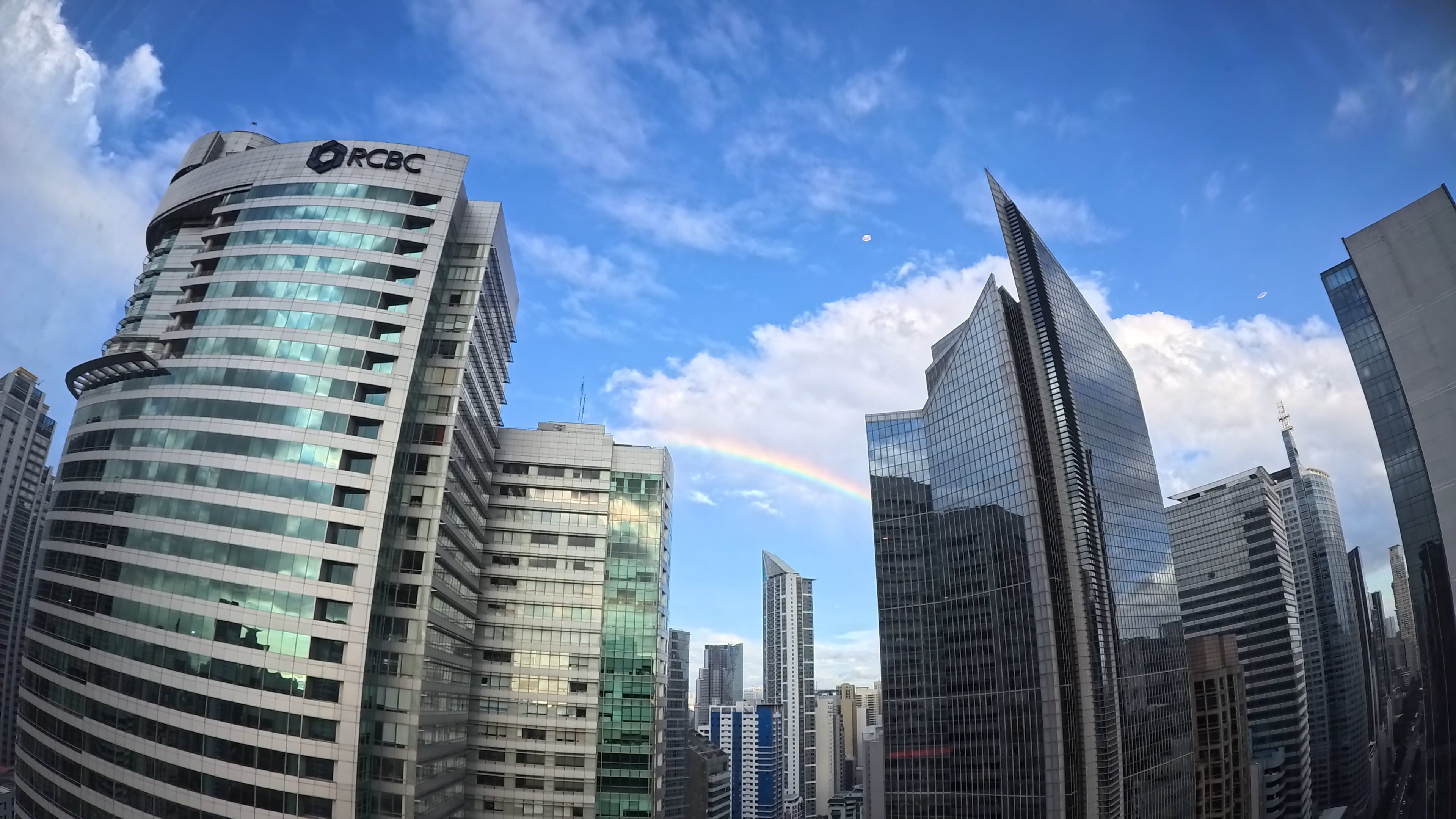 A view of some tall buildings in a city Free Stock Video Footage ...