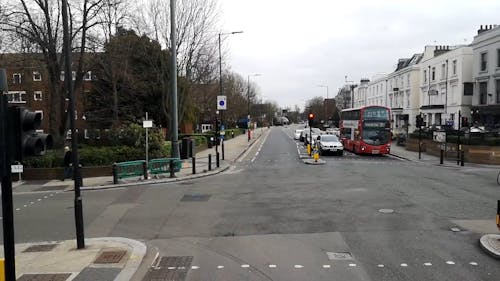 Vehicles Travelling On The Streets Of London