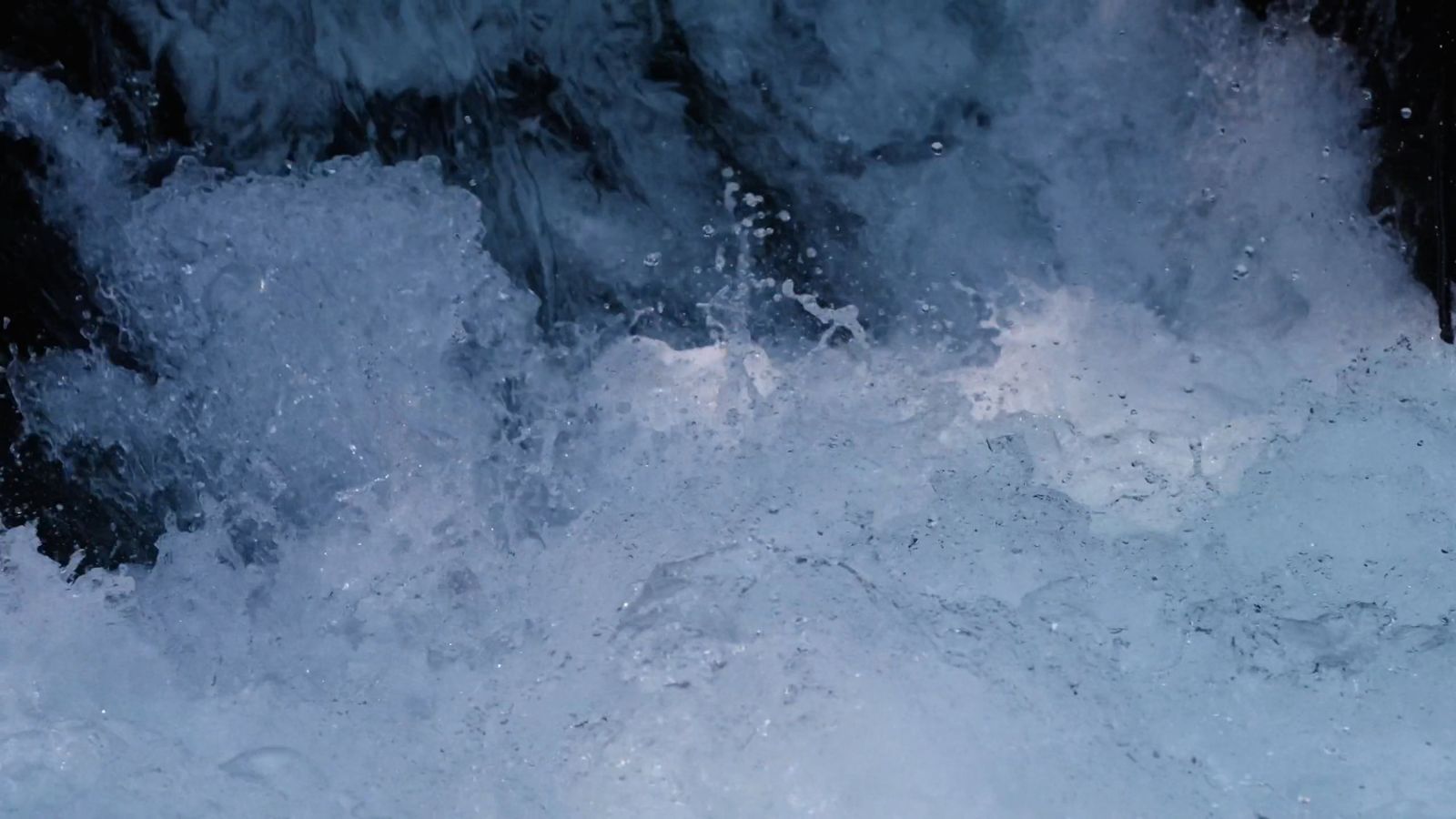 A close up of a waterfall with water flowing Free Stock Video Footage ...
