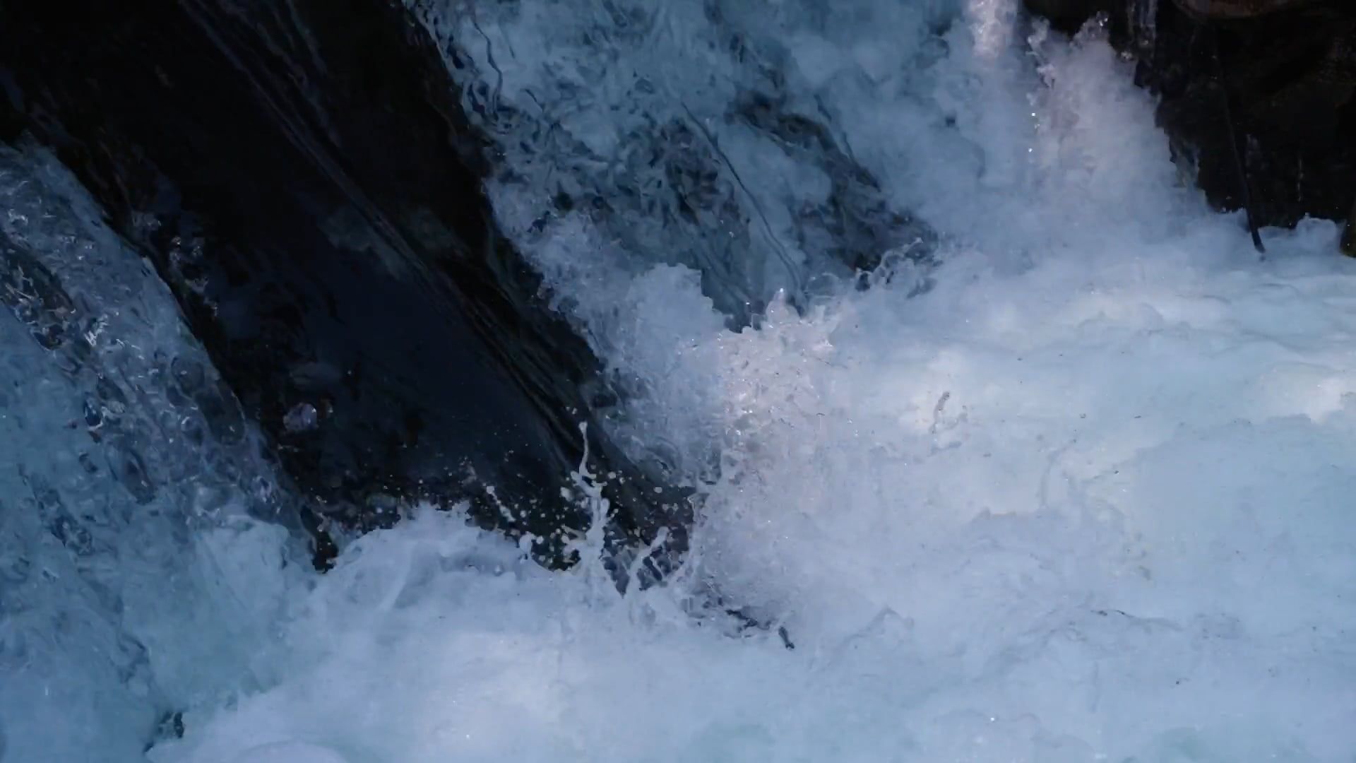 a close up of a waterfall with water flowing 20602286 — free pexels stock footage