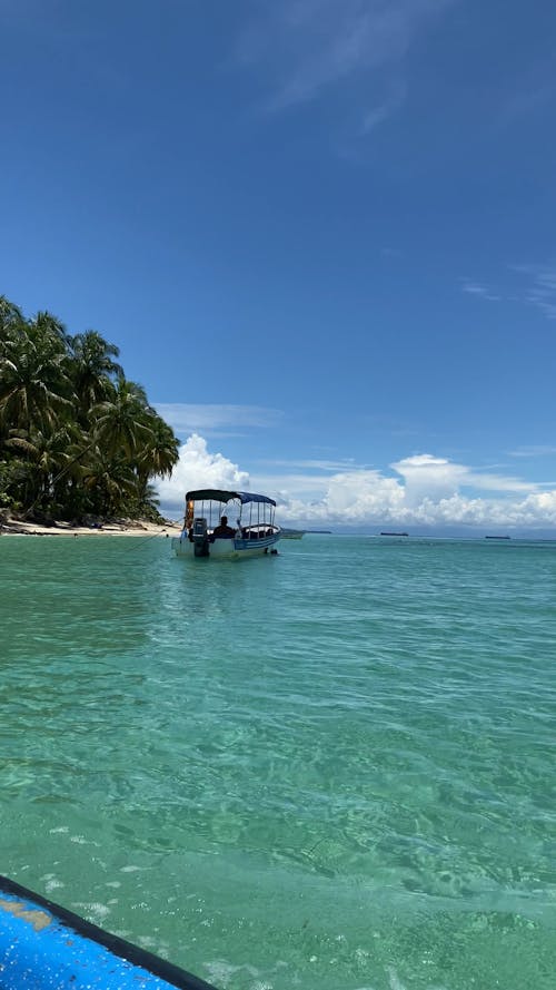 Travel boat in Bocas del Toro, Panama.